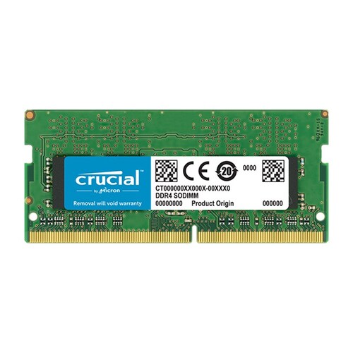 Crucial 16GB DDR4 2666MHz Sodimm CL19 Single Ranked CT16G4SFRA266
