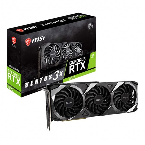 MSI GeForce RTX 3070 VENTUS 3X OC 8G High Performance Next GEN Graphics Card