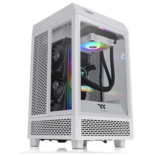 Thermaltake The Tower 100 Tempered Glass Mini Tower Snow Edition