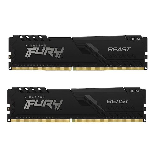 Kingston Fury Beast Black 16GB (2x8GB) DDR4 3200MHz CL16 Udimm RAM