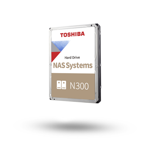 Toshiba N300 16TB 3.5" 7200RPM SATA NAS Hard Disk Drive HDWG31GAZSTA