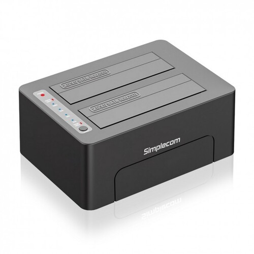 Simplecom SD422 Dual Bay USB 3.0 Docking Station for 2.5" and 3.5" SATA Drive Offline Clone