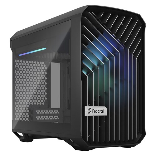 Fractal Design Torrent Nano RGB Black TG Light Tint Tempered Glass Micro Tower Case