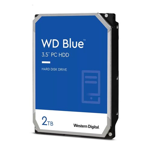 WD Blue 2TB 3.5" 7200RPM 256MB Cache SATA3 Hard Drive WD20EZBX
