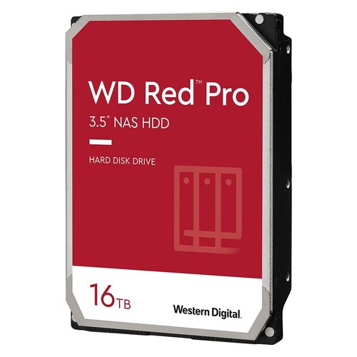 WD Red Pro 16TB 3.5" 7200RPM SATA3 NAS Hard Drive WD161KFGX