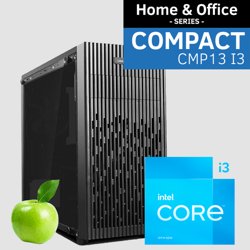 OLC Home & Office Compact 12 i3 PC | Intel Core i3-12100 | 16GB RAM | 500GB SSD