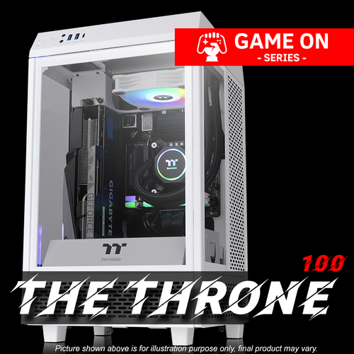 The Throne 100 Mini SFF Gaming PC | Intel Core i7-10700KF | 16GB RAM | RTX 3060 12GB | 250GB SSD