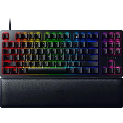 Razer Huntsman V2 TKL Tenkeyless Optical Gaming Keyboard Clicky Purple Switch