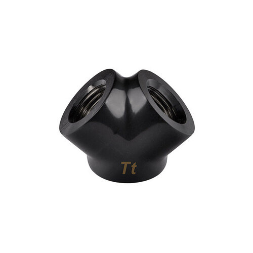 Thermaltake Pacific G1/4 Y Adapter - Black