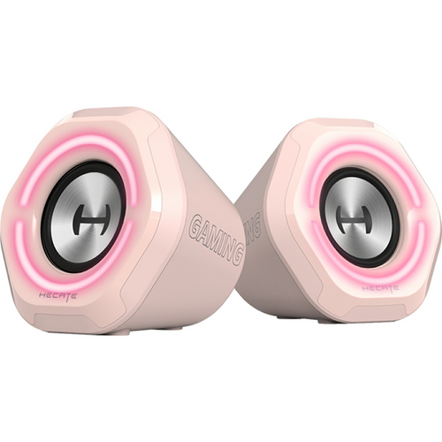 Edifier G1000 RGB 2.0 Bluetooth/USB/AUX 10W Gaming Speakers Pink