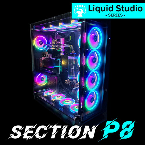 Section P8 AMD 5950X 6900XT AAA Extreme Custom Open Loop Water Cooling Gaming PC