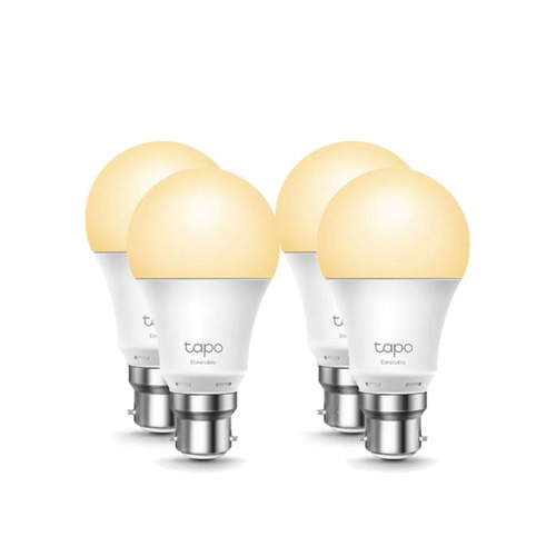 TP-Link Tapo L510B(4-Pack) Tapo Dimmable Smart Light Bulb Bayonet Fitting B22 4 Pack