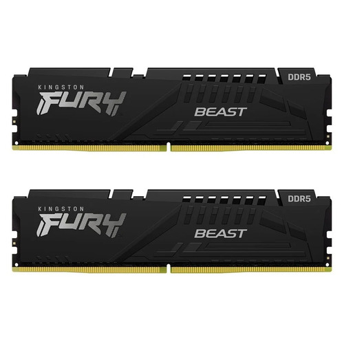 Kingston HyperX FURY BEAST Black 32GB (2x16GB) DDR5 6000MHz CL36 AMD EXPO RAM Memory