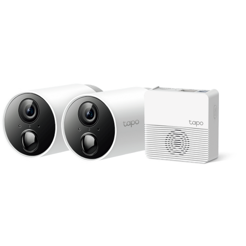 TP-Link Tapo C400S2 Smart Wire-Free Security Camera System, 2-Camera System