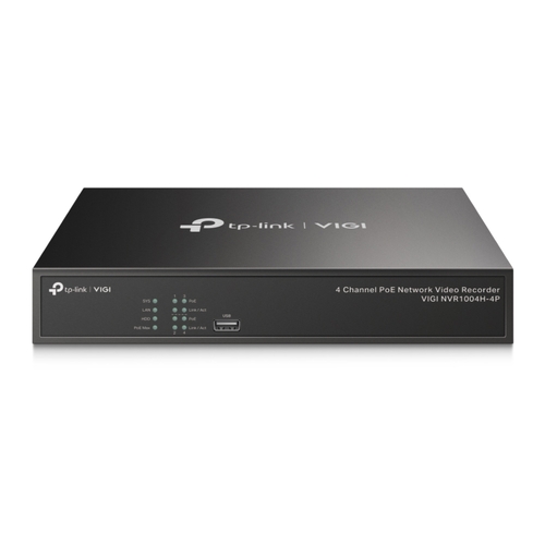 TP-Link VIGI NVR1004H-4P 4 Channel PoE+ Network Video Recorder