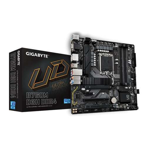 Gigabyte B760M Ultra Durable D3H DDR4 mATX Motherboard