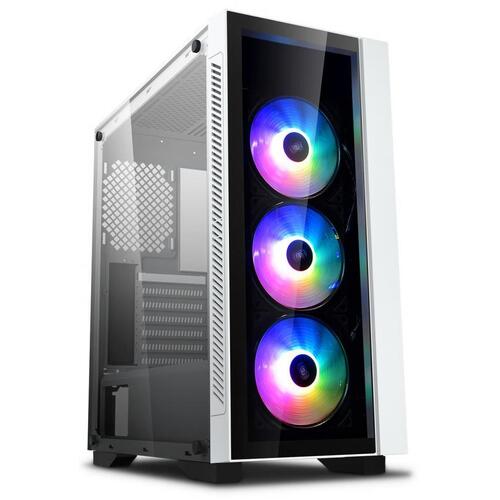 DeepCool MATREXX 55 V3 ADD-RGB 3F White Tempered Glass Mid Tower Case