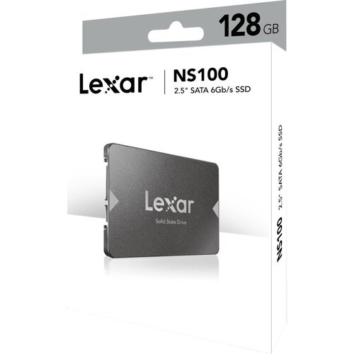 Lexar NS100 2.5" SATA SSD 128GB up to 550MB/s 500MB/s write