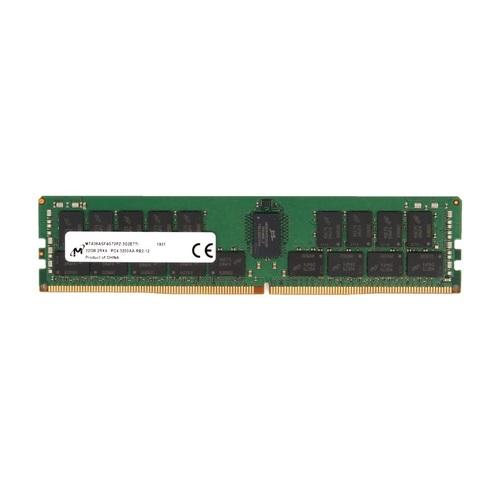 Micron 32GB (1x32GB) DDR4 RDIMM 3200MHz CL22 1Rx4 ECC Registered Server Memory