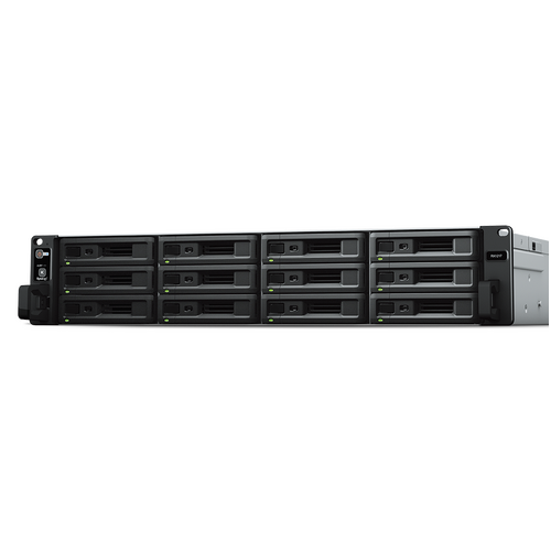 Synology Expansion Unit RX1217RP 12-Bay 3.5" Diskless NAS (2U Rack) (SMB/ENT) for Scalable NAS Models RS3617 ( With Redundant Power Supply)