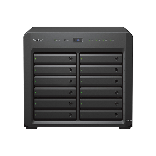 Synology DiskStation DS3622xs+ 12-Bay 3.5" Diskless, Built-in dual 10GbE RJ-45 ports,  NAS (Scalable) (ENT) ( Synology Drives only for 8TB and above)