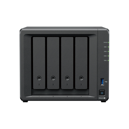 Synology DiskStation DS423+ 4-Bay 3.5" Diskless, Intel Celeron J4125 4-core, 2xGbE NAS (SMB) - 2GB RAM, 2 x USB3.2 , 3 years wty launch 15Mar23