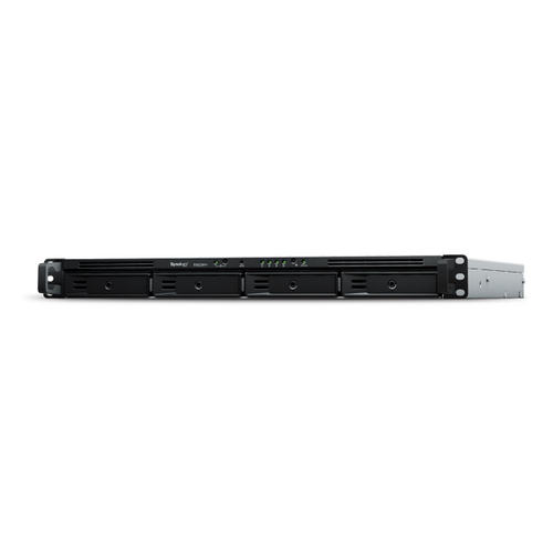 Synology RackStation RS822RP+ 4-Bay 3.5" Diskless 4xGbE NAS (1U Rack), AMD Ryzen V1500B quad-core, 2GB RAM, 2xUSB3.2, 1 Expansion Port, 3 Year Wty