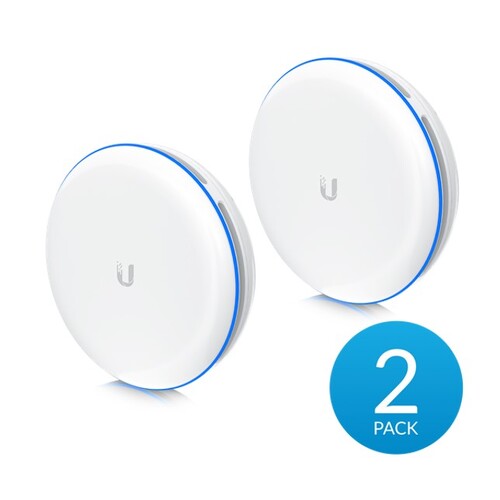 Ubiquiti UniFi Building-to-Building Bridge - 60 GHz wireless bridge with a 10 Gbps SFP+ interface - Pack of 2x - Complete PtP Link