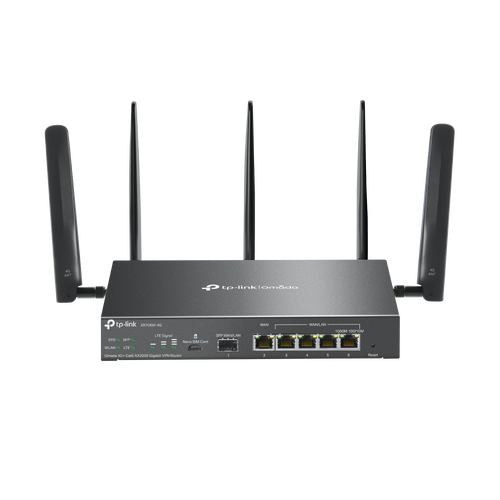 TP-Link ER706W-4G Omada 4G+ Cat6 AX3000 Gigabit VPN Router