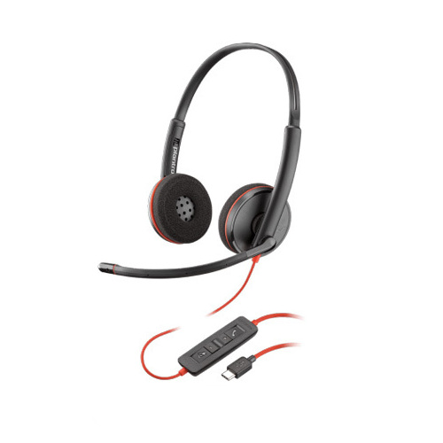 Poly BW 3220 Stereo USB-C HS +USB-C/A