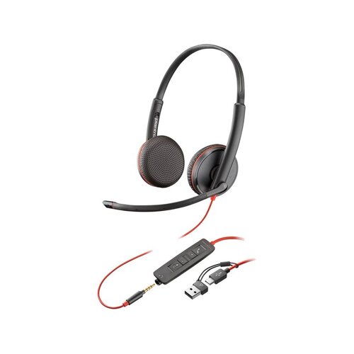 Poly BW 3225 USB-C HS +3.5mmP +USB-C/A