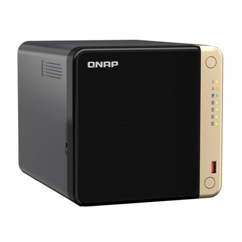 QNAP 4-BAY NAS(NO DISK) CELERO N QC 2.9GHz, 8GB, 2.5GbE(2), M.2(2), PCIe, TWR 3YR WTY