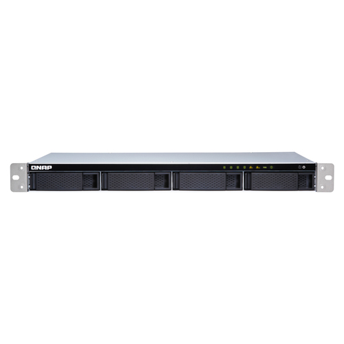 QNAP 4-BAY NAS (NO DISK), OCTEON QC 2.2GHz, 4GB, 2.5GbE(2), 10GbE SFP+(2),M.2(2), 1U, 3YR