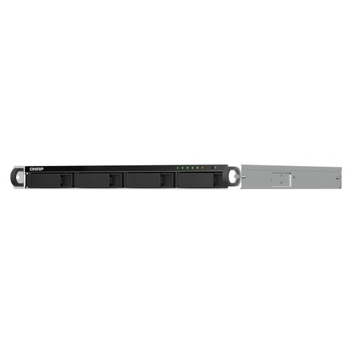 QNAP 4-BAY NAS(NO DISK) CELERON QC 2.0GHz, 8GB, 2.5GbE(2), PCIe, 1U, 3YR WTY