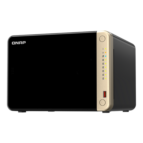 QNAP 6-BAY NAS(NO DISK) CELERO N QC 2.9GHz, 8GB, 2.5GbE(2), M.2(2), PCIe, TWR, 3YR WTY