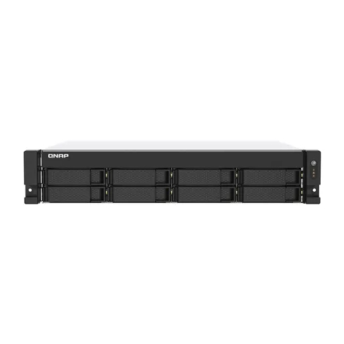 QNAP 8-BAY NAS (NO DISK) AMD QC 2.2GHz, 4GB, 2.5GbE (2), PCIe, RPSU, 2U, 3YR WTY