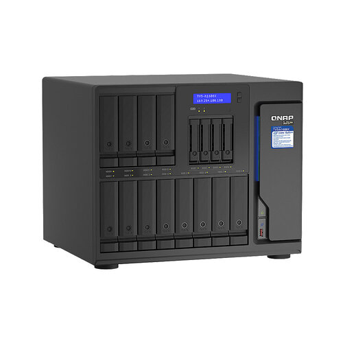 QNAP 12+4 BAY NAS (NO DISK) XEON 6-CORE 3.3GHz, 32GB, 10GbE (2), 2.5GbE(4), TWR, 3YR WTY