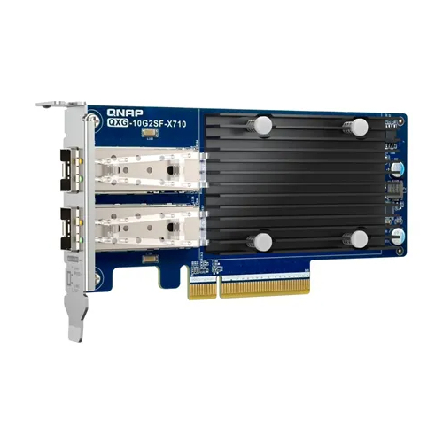 QNAP DUAL PORT SFP+ 10GbE NETWORK EXPANSION CARD, PCIe GEN3 x8, 3YR WTY