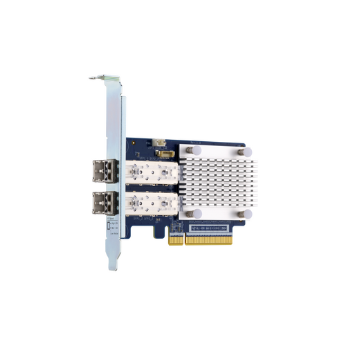 QNAP DUAL-PORT 16GB ENHANCED GEN 5 FIBRE CHANNEL EXPANSION CARD WITH SFP+ TRANSCEIVERS