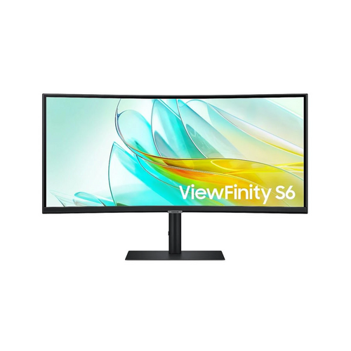 Samsung 34" ViewFinity S6 S65UC 2K WQHD 100Hz 90W USB-C Hub VA Curved Monitor LS34C650UAEXXY
