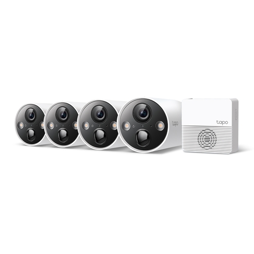 TP-Link Tapo C420S4 Smart Wire-Free Security Camera System, 4-Camera System