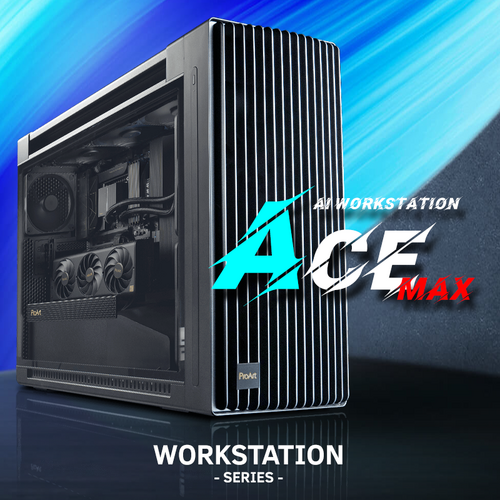 Ace Max - AMD Ryzen Threadripper Series | DDR5 ECC | RTX Quadro | Premium AI Workstation PC