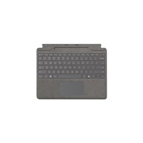 Surface Pro Keyboard Platinum with pen storage slot 8XB-00200