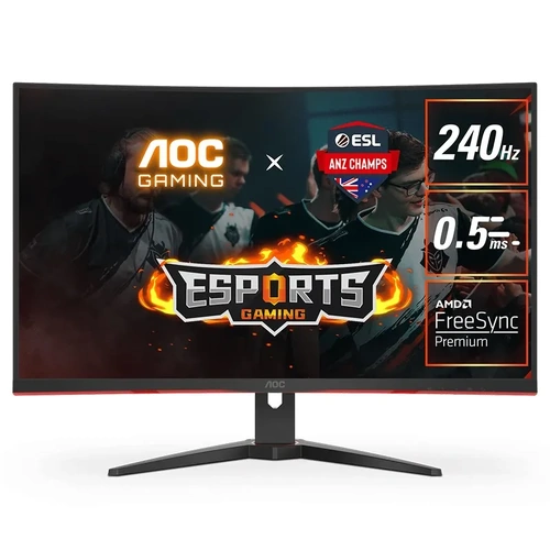 AOC C32G2ZE 32" Full HD 240Hz 0.5ms Frameless VA Curved Gaming Monitor