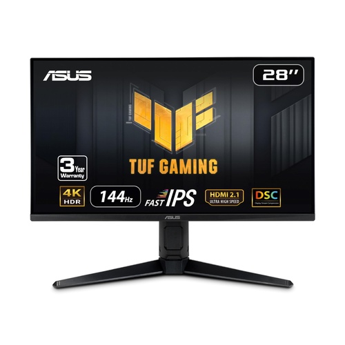 ASUS TUF GAMING VG28UQL1A 28" 4K UHD 144Hz 1ms HDMI2.1 IPS Gaming Monitor