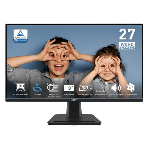 MSI PRO MP275Q 27" 2K WQHD 100Hz Speakers IPS Business Monitor