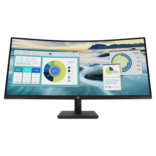 HP P34hz G4 34" 2K UWQHD USB-C VA Curved Business Monitor
