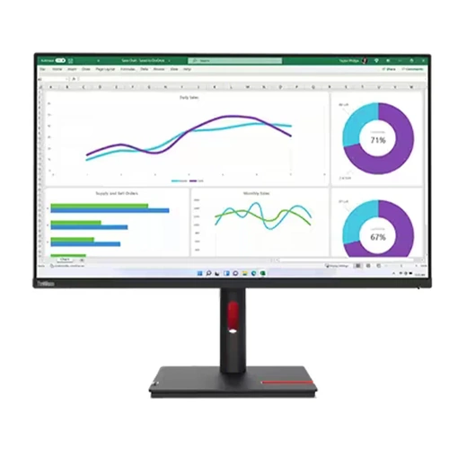Lenovo ThinkVision T32h-30 32" 2K QHD USB-C IPS Business Monitor