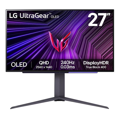 LG UltraGear 27GS95QE-B 27" 2K QHD 240Hz 0.03ms OLED Gaming Monitor