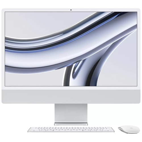 iMac M3 24in/Silver/Apple M3 chip 8core CPU, 8core GPU, 16core NE/16GB/256GB /Magic KB